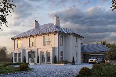 Large home with cobblestone extension and garden in Northern Ireland